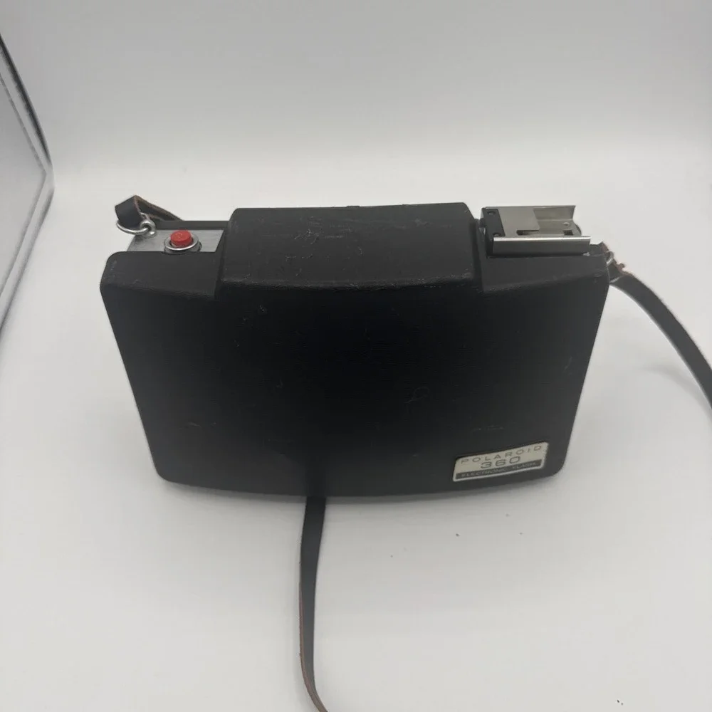 Polaroid Land Camera 360 Electronic Flash Untested Vintage 1960 Polaroid Camera